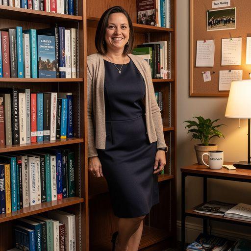 Egy sikeres prezentáció pillanata, ahol a bemutatózó magabiztosan adja elő az ötleteit a közönség előtt.